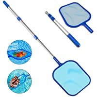 Red de Piscina- Skimmer para Piscina- Recogehojas para Piscinas- Skimmer de Hojas con Red de Malla Fina y Barra…